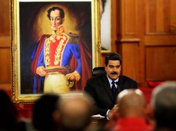 Maduro insistió este miércoles en sus denuncias sobre un complot puesto en marcha por EU para derrocarlo con apoyo de Colombia y de Jair Bolsonaro. NTX / CORTESÍA