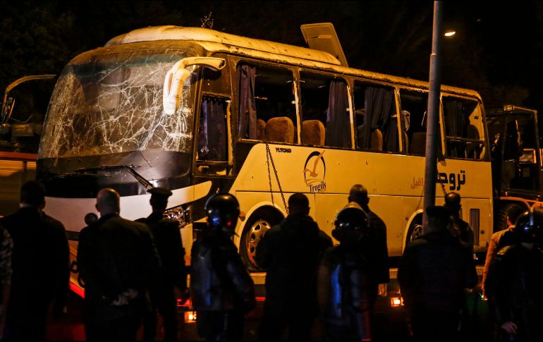 El explosivo improvisado estaba ubicado sobre un muro en la calle Mariyutiya, en el distrito de Haram. EFE/M. Hossam
