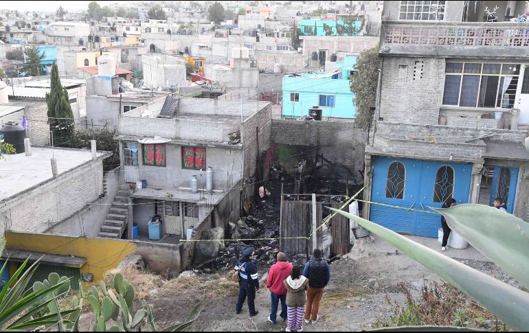 Así quedó el área que ocupaba la precaria vivienda en la colonia Buenavista. SUN/F. Rodríguez