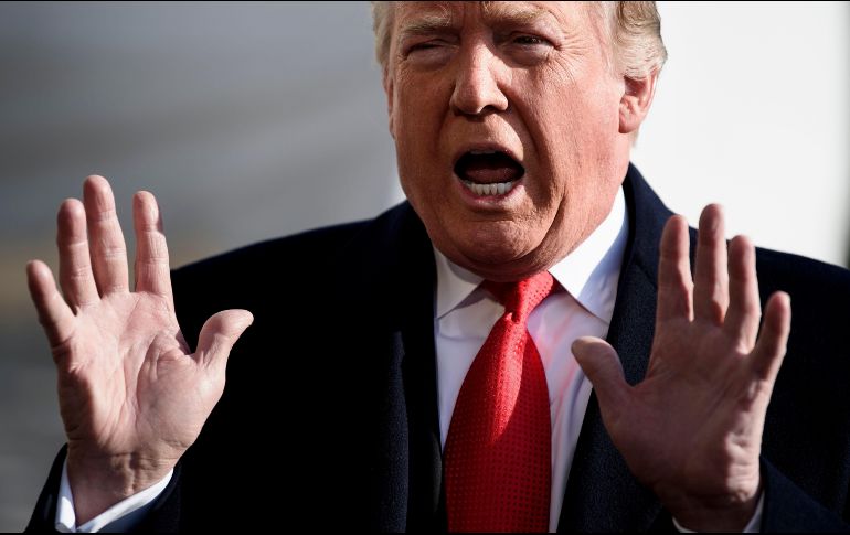 El presidente estadounidense, Donald Trump, reitera que el equipo del fiscal especial Robert Mueller eliminó mensajes de un valor 