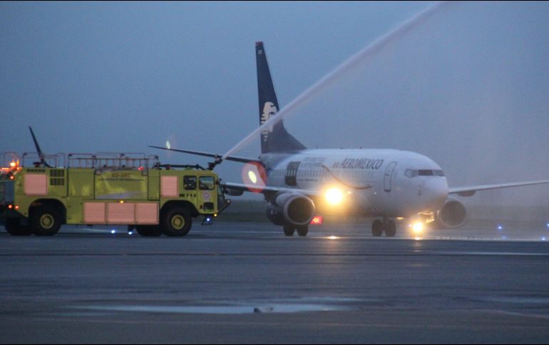 La Dirección General de Aeronáutica Civil divulgó un informe sobre el estado de la flota aérea comercial del país. NTX/ARCHIVO