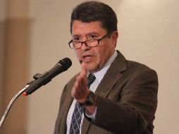 En su mensaje, el legislador enlistó algunas de las modificaciones que se llevan a cabo en el país. NTX/G. Durán