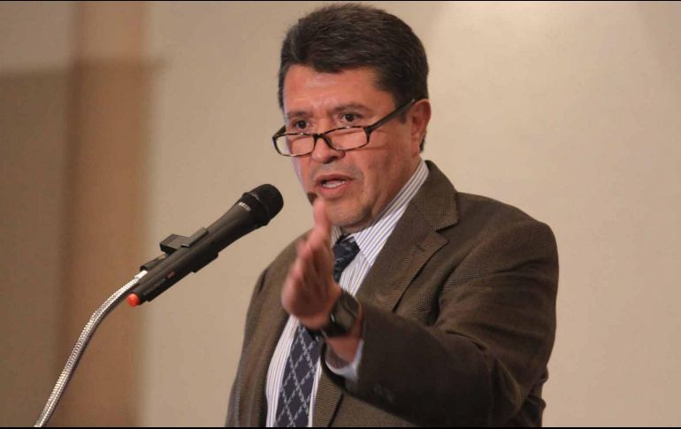 En su mensaje, el legislador enlistó algunas de las modificaciones que se llevan a cabo en el país. NTX/G. Durán