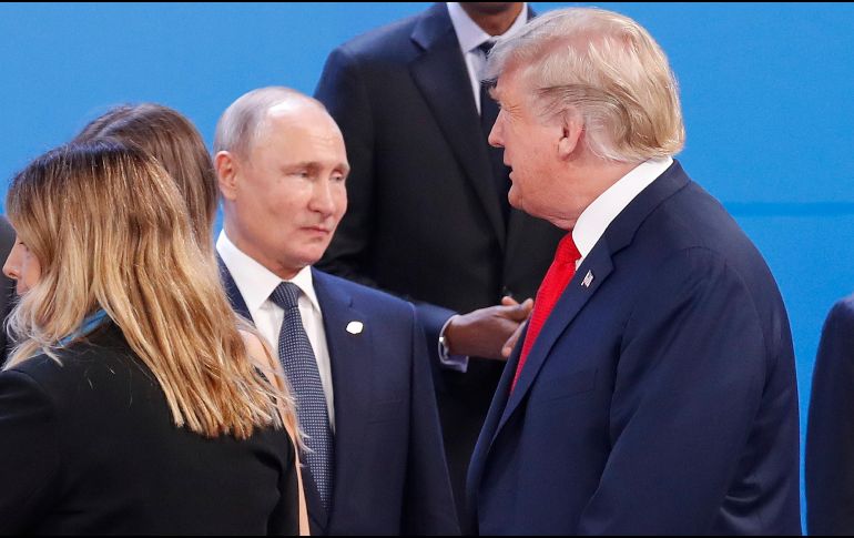 Debido a la falta de contactos, también queda en entredicho la posible visita de Putin a EU en la primera mitad del próximo año y la de Trump a este país. AP / ARCHIVO