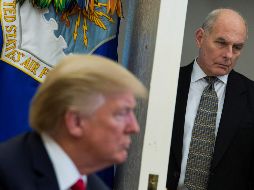 John Kelly dejará su cargo al terminar el año después de meses de tensiones con Trump para un supuesta remodelación de se equipo. AFP / ARCHIVO