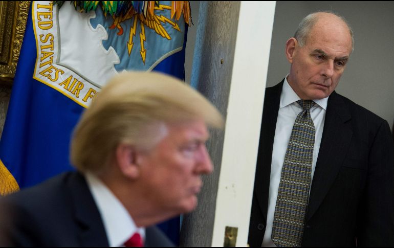 John Kelly dejará su cargo al terminar el año después de meses de tensiones con Trump para un supuesta remodelación de se equipo. AFP / ARCHIVO