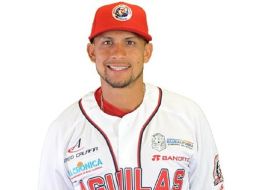Xorge Carrillo, catcher de las Águilas, fue la segunda elección de los Charros. TWITTER/@charrosbeisbol