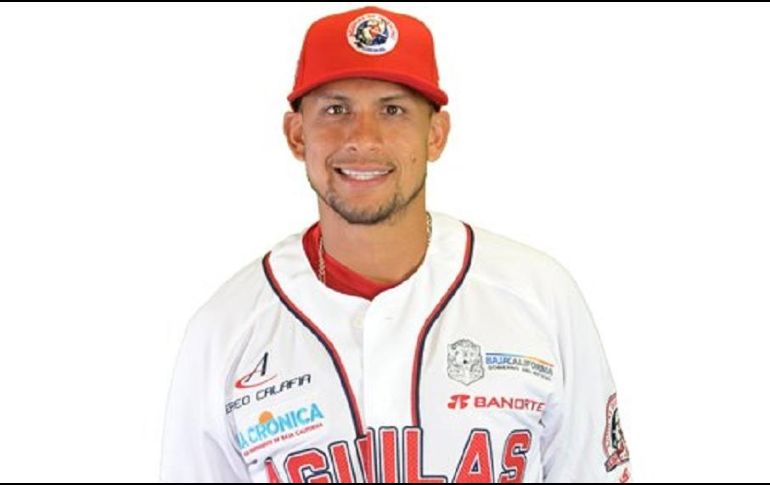 Xorge Carrillo, catcher de las Águilas, fue la segunda elección de los Charros. TWITTER/@charrosbeisbol
