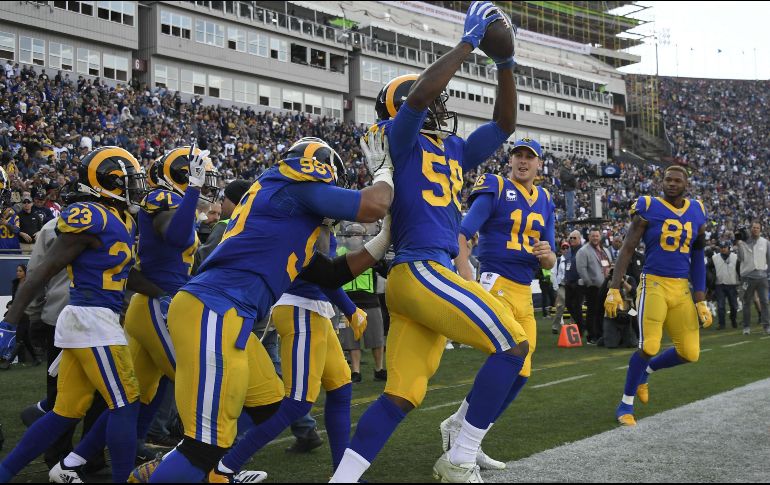 Los Rams lograron su temporada regular más ganadora desde 2001. AFP / J. McCoy