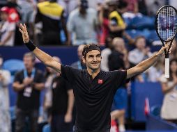 Federer tardó menos de una hora en imponerse al estadounidense. EFE / T. MCdonough