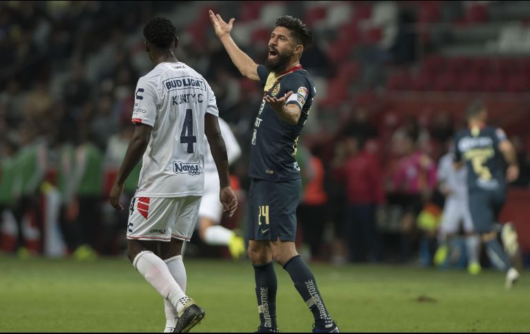 Peralta se coronó campeón con América el pasado mes de diciembre. MEXSPORT/ARCHIVO