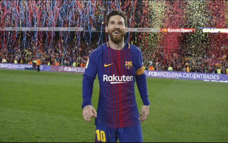 El astro rosarino, en caso de que el Barcelona consiga el triplete este año, sumaría 36 títulos colectivos en un mismo club, con lo que igualaría al galés Ryan Giggs con el ManU. FACEBOOK / FC Barcelona