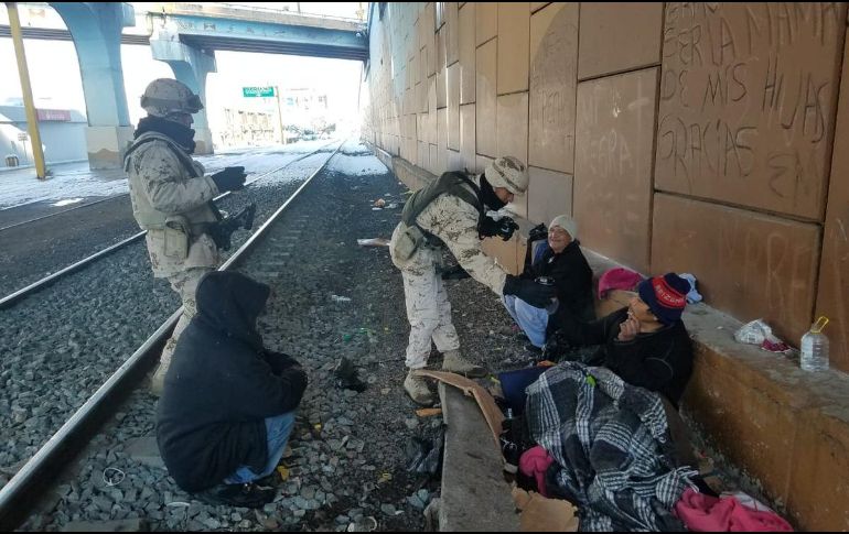 La Secretaría de la Defensa Nacional informó en su cuenta de Twitter que la acción se llevó a cabo en el puerto de San Luis, límite entre los estados de Sonora y Chihuahua. TWITTER / @SEDENAmx