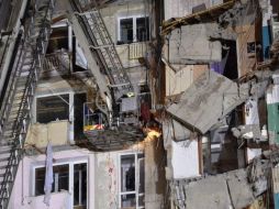 Ocho residentes del inmueble aún no han sido localizados. EFE / Ministerio de Situaciones de Emergencia