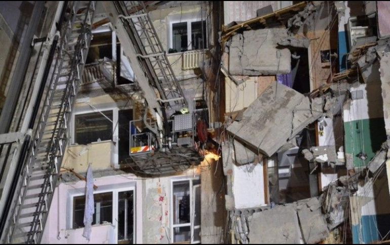 Ocho residentes del inmueble aún no han sido localizados. EFE / Ministerio de Situaciones de Emergencia