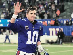 Eli Manning es mariscal de campo de los Giants desde 2004 y ha ganado dos Super Bowls. AFP / S. Ryan
