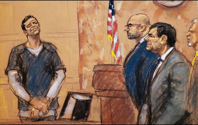 Vicentillo no parecía estar pasando un buen rato mientras declaraba en contra de su 