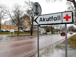 La sala de urgencias de Enköping ha sido cerrada al público como medida de precaución y el personal que atendió allí al paciente está recibiendo atención médica. AFP / F. Sandberg