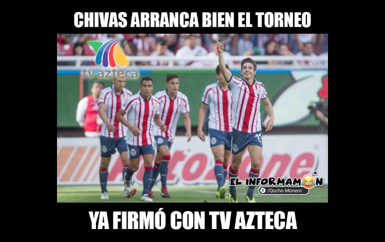 Ahora sí... se desatan los memes por Chivas en TV Azteca