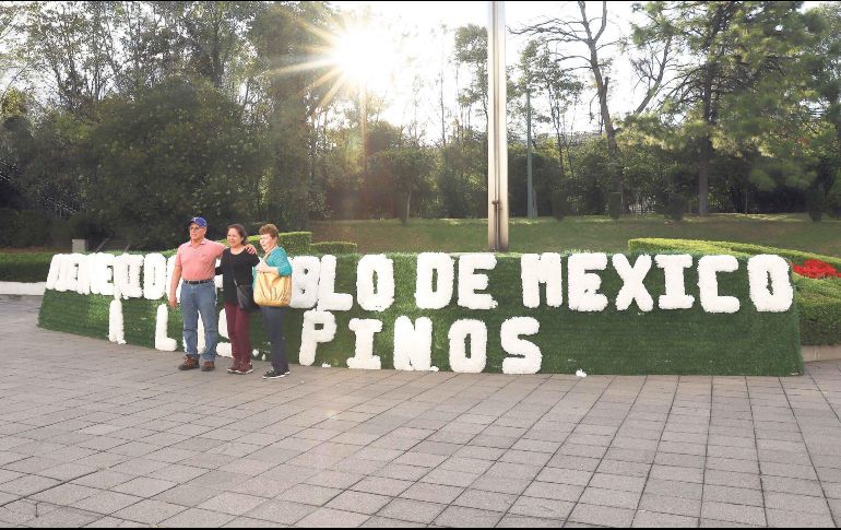 En el interior del Complejo, el letrero 