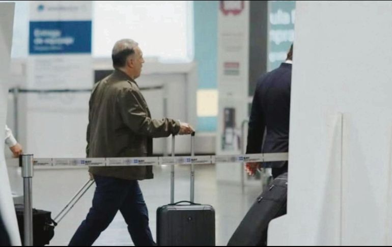 “Tata” llegó temprano a la Ciudad de México. ESPECIAL