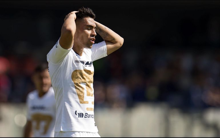 Felipe Mora pudo haber abierto el marcador al minuto 8, pero el VAR anuló la anotación. MEXSPORT/O. Aguilar