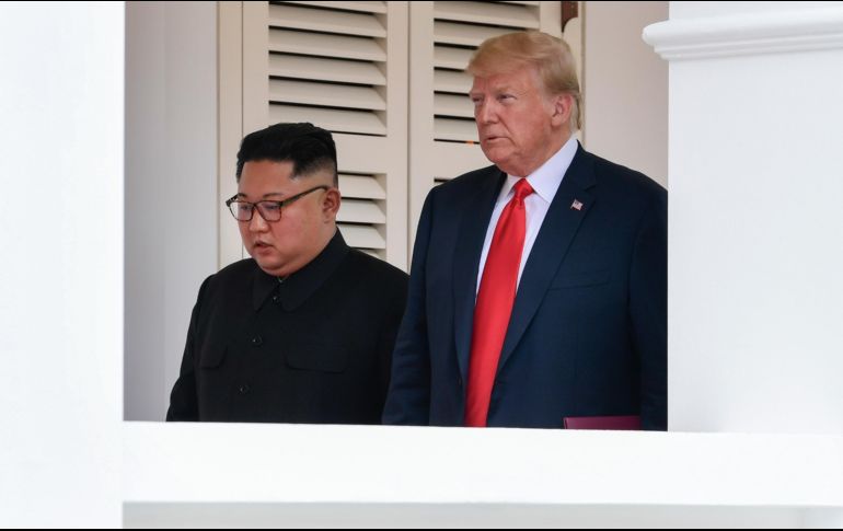 El presidente de EU y el líder norcoreano celebraron en junio del año pasado una cumbre histórica. AP / ARCHIVO