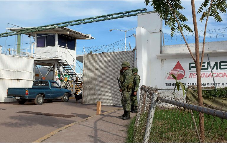 Instalaciones de Pemex en Culiacán, Sinaloa. El EFE / J. Cruz
