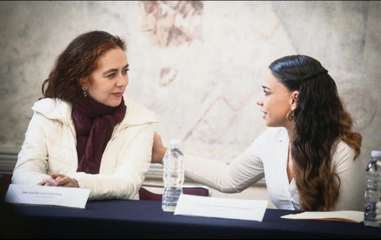 Adriana Cruz y Giovana Jaspersen trabajaran en conjunto por la cultura. CORTESÍA / SECRETARIA DE CULTURA