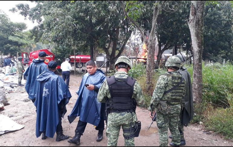 Hasta el momento no reportaron víctimas ni detenidos por lo ocurrido. TWITTER / @ProcivilTabasco