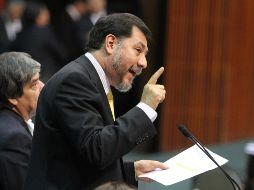 Fernández Noroña partió este miércoles a Venezuela para la toma de protesta del presidente Nicolás Maduro. NTX/ARCHIVO