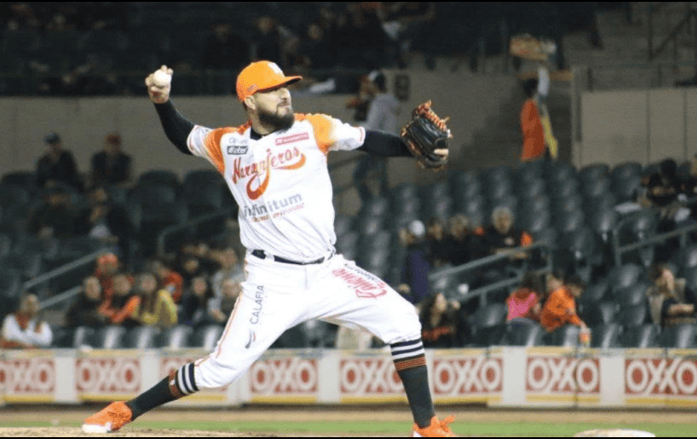 Rafael Martín, pelotero de Naranjeros de Hermosillo, fue la elección de Charros en el draft que se realizó este miércoles. TWITTER / @charrosbeisbol