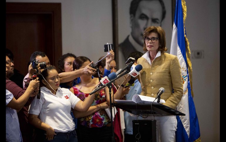 La directora de la Fundación Violeta Barrios de Chamorro, Cristiana Chamorro. EFE / J. Torres