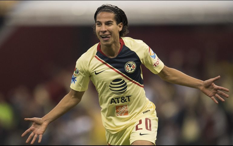 Lainez se coronó campeón con América el pasado mes de diciembre. MEXSPORT/ARCHIVO