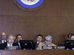 El organismo interamericano instaló una reunión extraordinaria de su Consejo Permanente para discutir una resolución presentada por Argentina, Chile, Colombia, Costa Rica, EU, Perú y Paraguay. EFE / J. M. Herrera