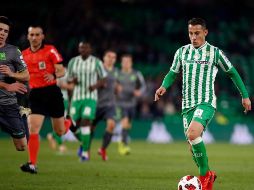 Guardado fue titular con el Betis y salió de cambio al 63', mientras Moreno entró como sustituo al 69'. TWITTER/@RealBetis