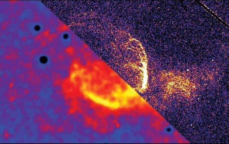 De acuerdo con expertos, las erupciones son bombas de hidrógeno del tamaño de la Tierra, arrojando a miles de kilómetros por segundo material equivalente a la masa de la Luna. ESPECIAL / manchester.ac.uk