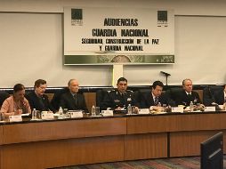 Ambos mandos castrenses respondieron a las inquietudes de los legisladores durante la mesa titulada Seguridad y Construcción de la Paz. TWITTER/@EmilioAlvarezI