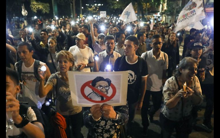 Protesta en Medellín. AFP / J. Sarmiento
