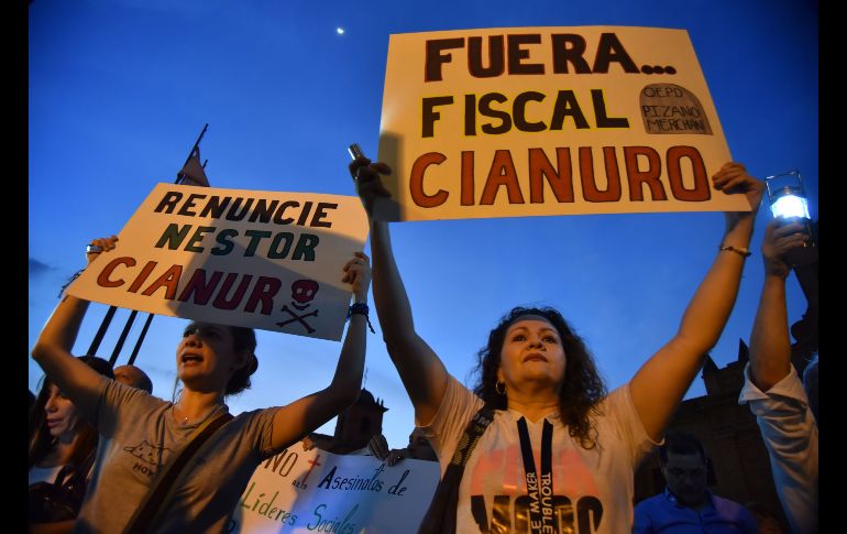 Manifestación en Cali. EFE / E. Guzmán