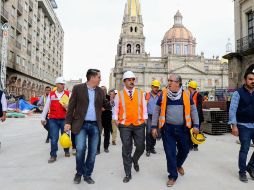 Autoridades estatales y municipales recorrieron el trazo de la Línea 3 para revisar las afectaciones; convocaran a vecinos para precisar la sacciones a seguir. FACEBOOK/deltoroismael