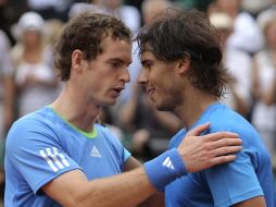 Murray (I) tiene 31 años y cumplirá 32 en mayo; Nadal (D) cumplirá 33 en junio. AP/ARCHIVO