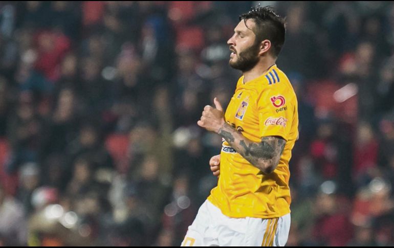 El francés André-Pierre Gignac hizo el segundo gol de los Tigres. MEXSPORT