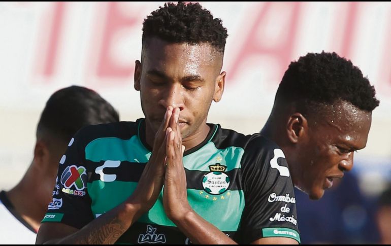 El ecuatoriano y los Santos tratarán de ganar en la presentación ante su gente. MEXSPORT