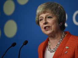 May acusa al líder del Partido Laborista, en la oposición, Jeremy Corbyn, de “hacer política en lugar de pensar en el mejor interés para el país”. AP / ARCHIVO