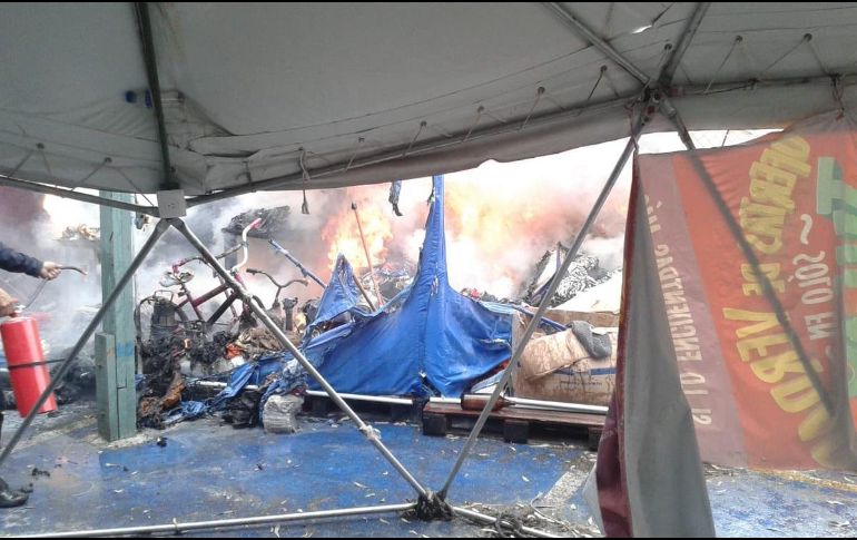 Hasta ahora, se desconoce el motivo del incendio. TWITTER / @DUCDMX