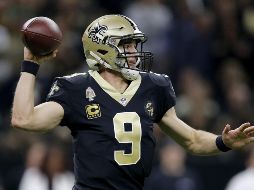 Los Saints terminaron con dos pases de touchdown de Drew Brees. AFP / J. Bachman