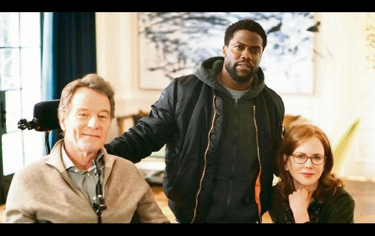 En “The Upside” participan Bryan Cranston, Kevin Hart y Nicole Kidman. IMDB