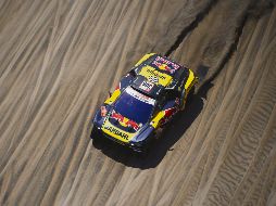 Sebastien Loeb es segundo de la general en el Rally Dakar; ha ganado tres etapas. AFP / F. Fife