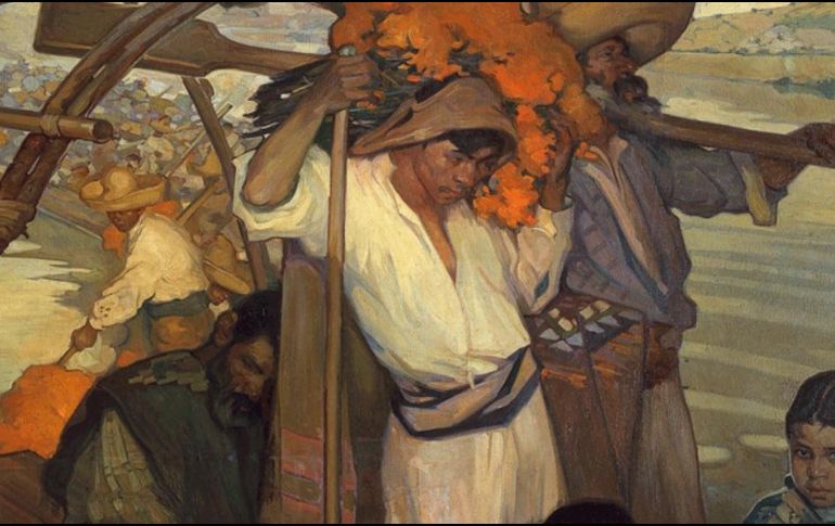 Saturnino Herrán es considerado uno de los precursores del muralismo en México. ESPECIAL / munal.mx